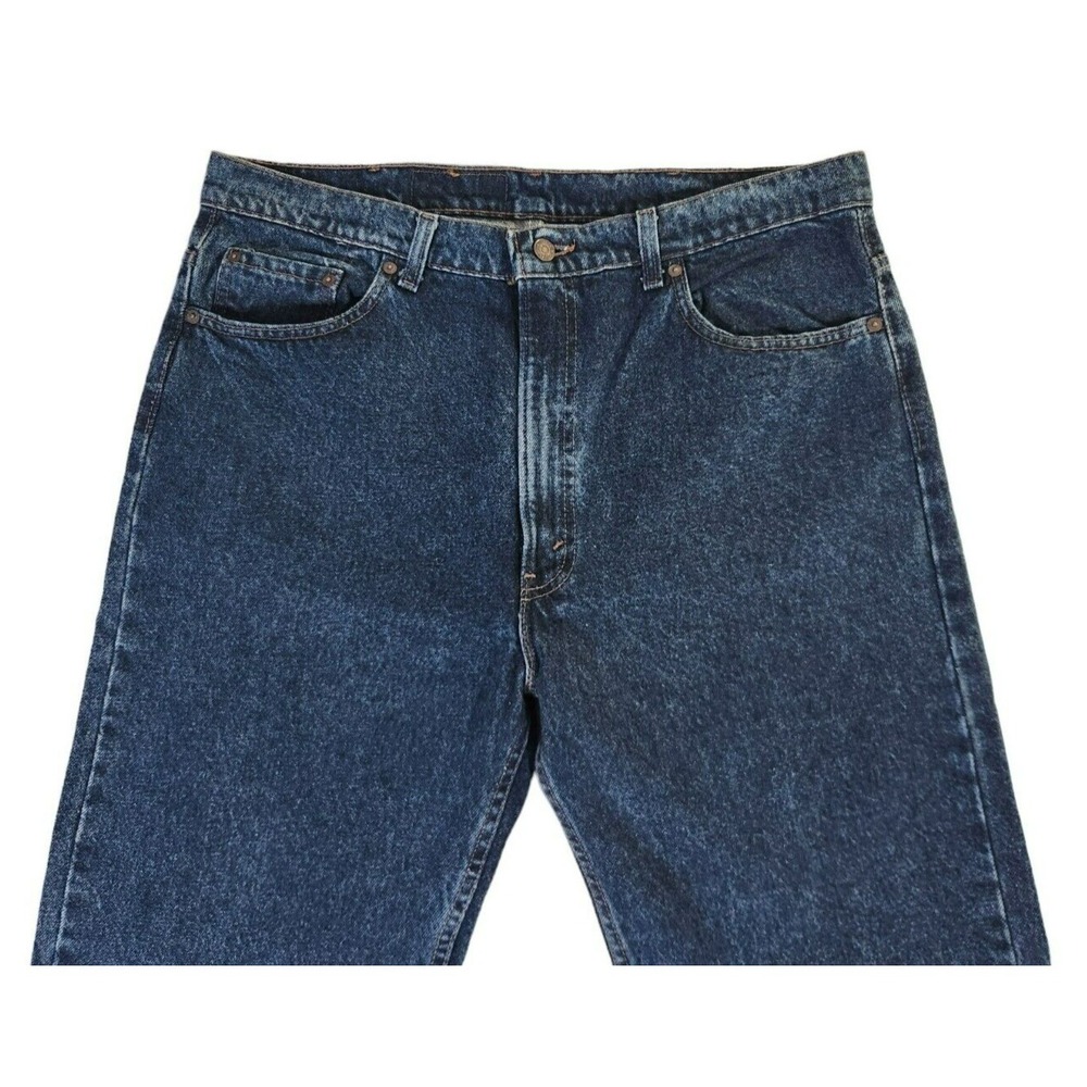 Vintage 90s Levi's 505 Straight Jeans Men's 40x30* Blue Denim Made in USA - Picture 6 of 14